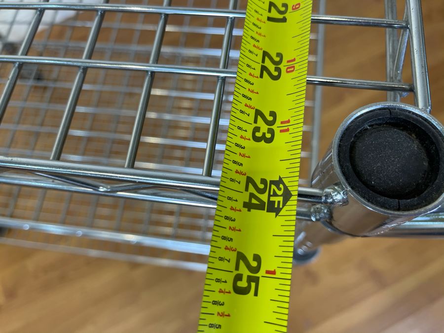 Commercial Grade Stainless Steel Rolling Cart 41'W X 24'D X 40'H [Photo 8]