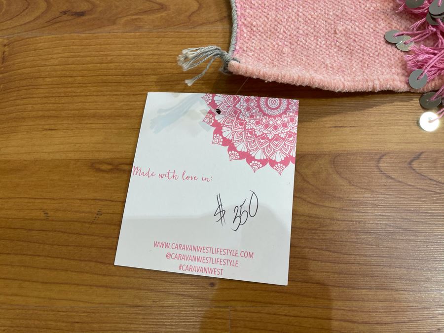 Moroccan Wedding Blanket With Sequins 77' X 46' Retails $350 [Photo 5]