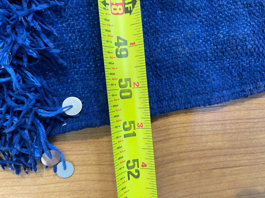 Moroccan Wedding Blanket With Sequins 84' X 51' Retails $350 [Photo 7]