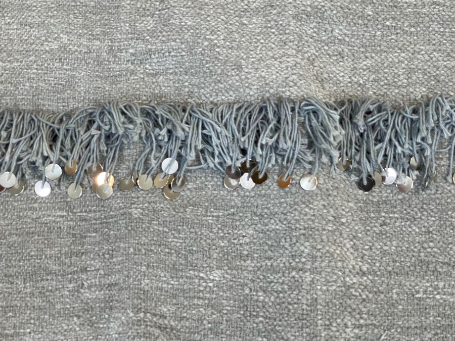 Moroccan Wedding Blanket With Sequins 76' X 44' Retails $350 [Photo 5]