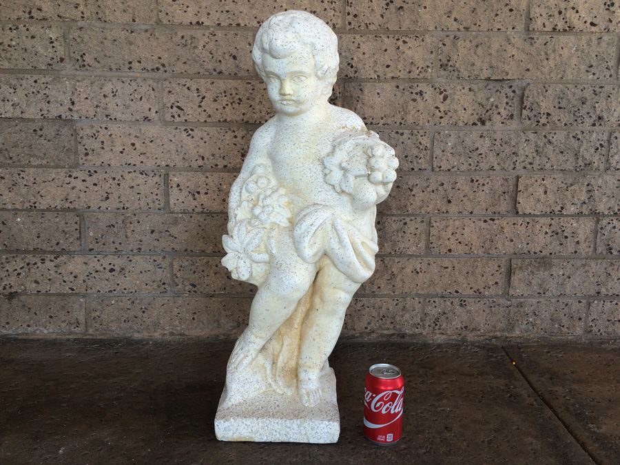 Cast Stone Garden Statue - 29' Tall