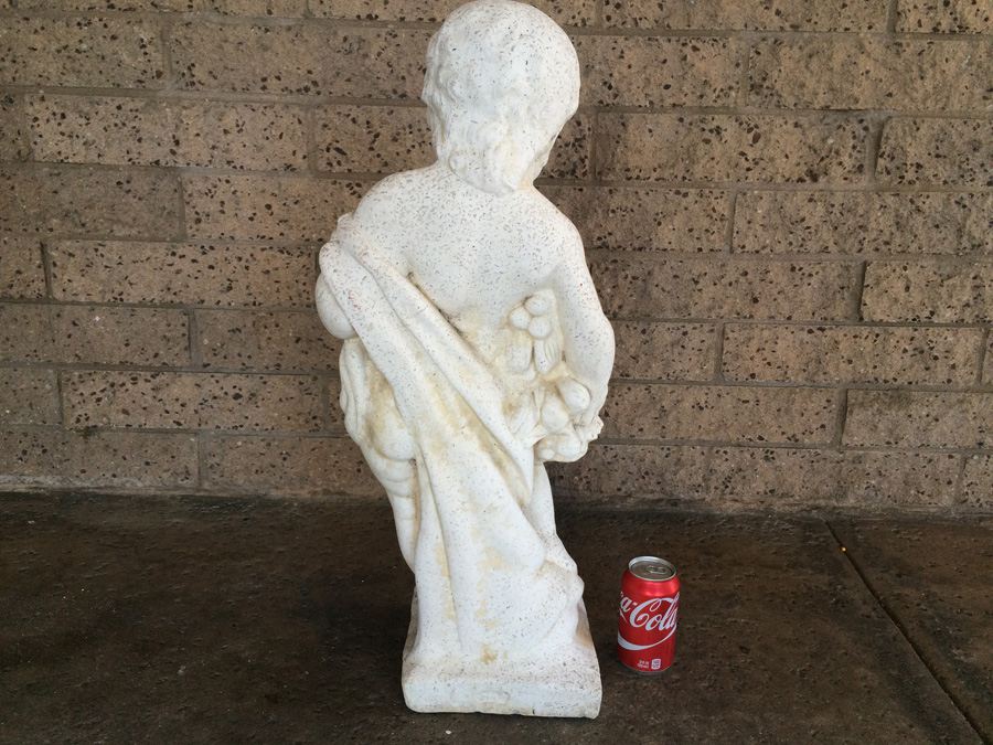 Cast Stone Garden Statue - 29' Tall [Photo 8]