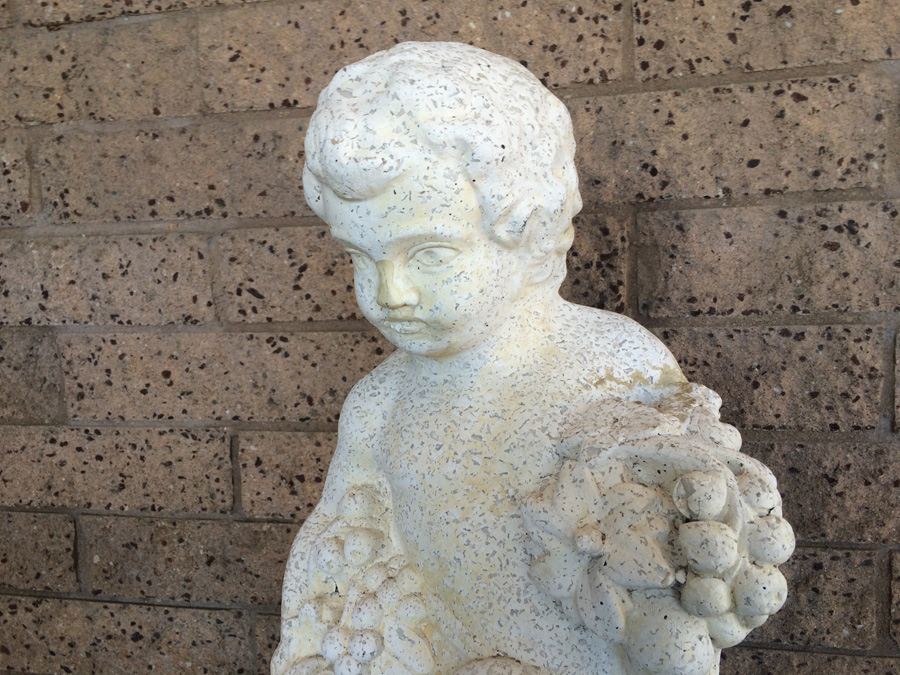 Cast Stone Garden Statue - 29' Tall [Photo 3]