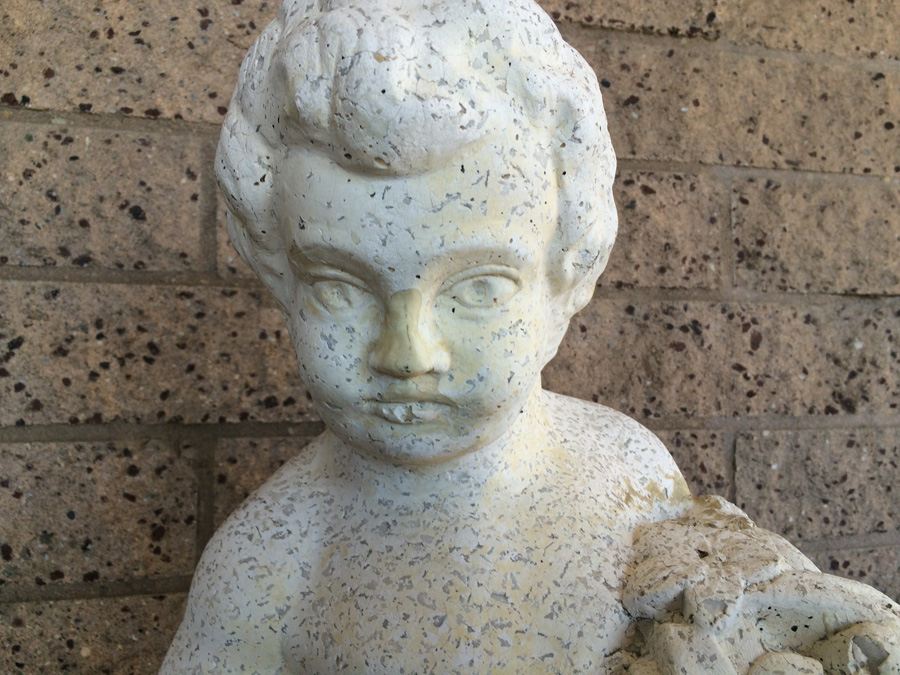 Cast Stone Garden Statue - 29' Tall [Photo 2]