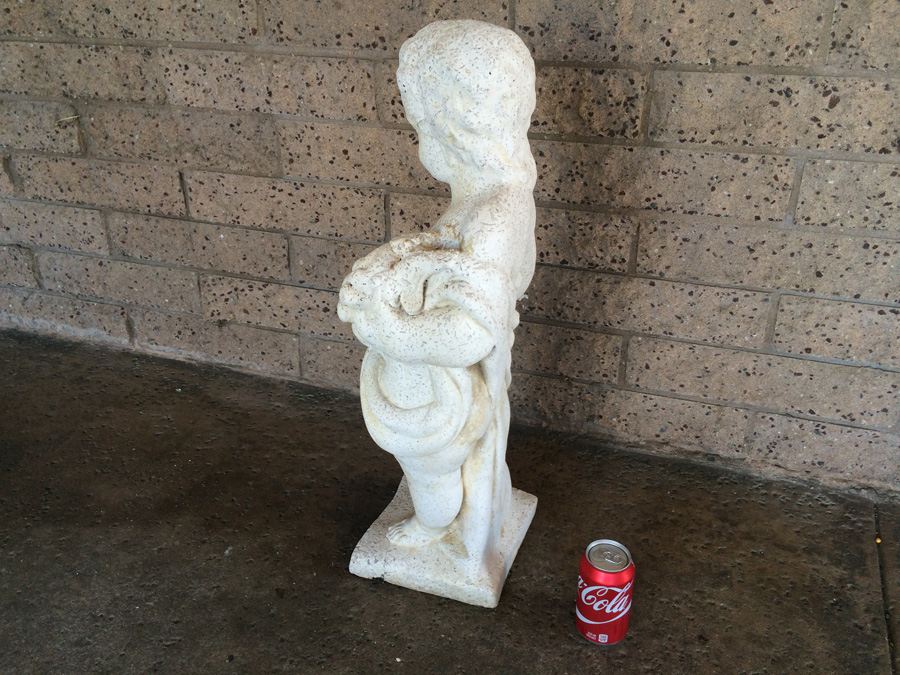 Cast Stone Garden Statue - 29' Tall [Photo 6]