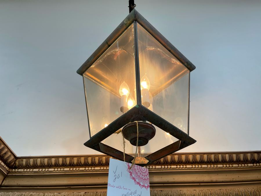 small lantern light fixture for kitchen