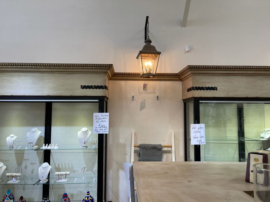 Antique Style Copper Lantern Light Fixture Retails $495 [Photo 7]