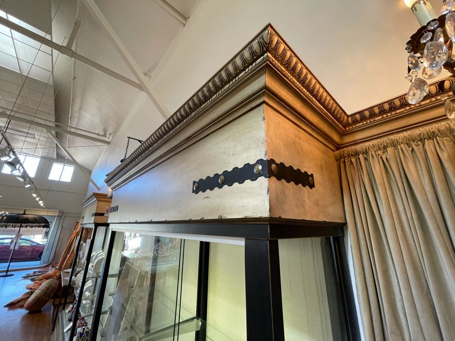 Custom Lighted Display Curio Cabinet With Sliding Glass Doors Perfect For Displaying Collections, Store Fixtures, Bookcases - Will Quote Delivery - There Are 5 Cabinets In This Sale - 81'W X 96'H X 24'D - Retails $2,250 [Photo 13]