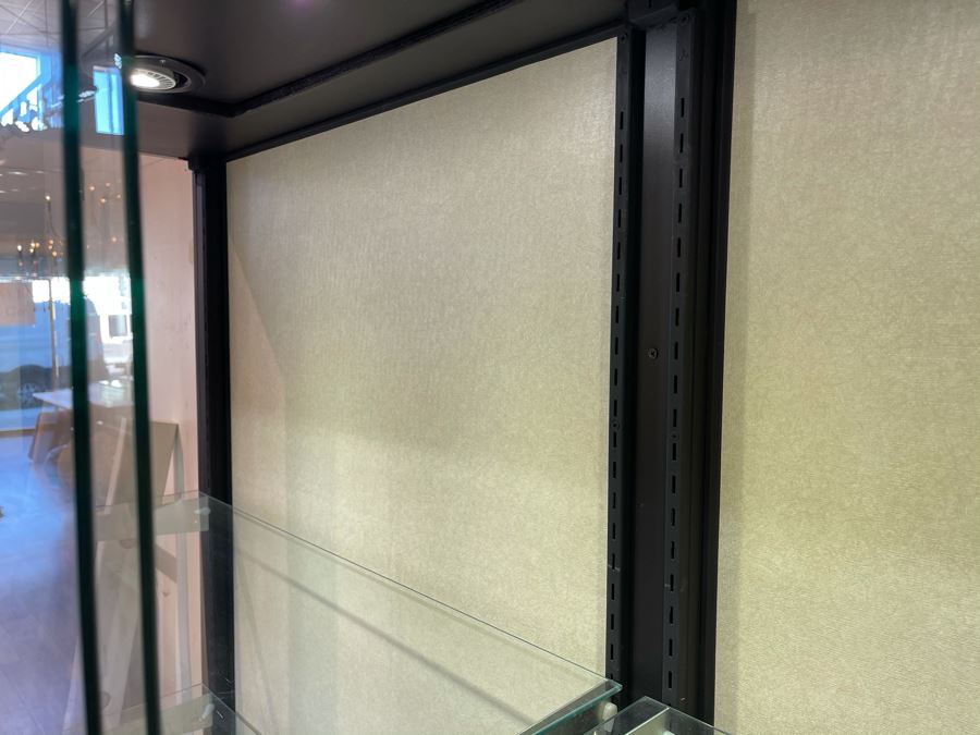 Custom Lighted Display Curio Cabinet With Sliding Glass Doors Perfect For Displaying Collections, Store Fixtures, Bookcases - Will Quote Delivery - There Are 5 Cabinets In This Sale - 81'W X 96'H X 24'D - Retails $2,250 [Photo 15]