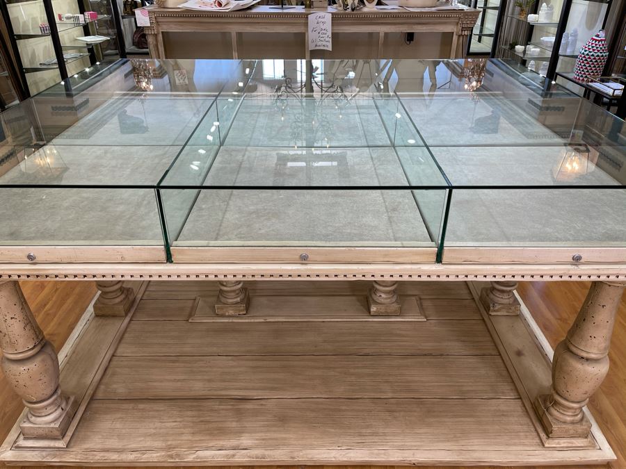 Very Large Custom Built Jewelry Display Case With 6 Lockable Sliding Pullout Drawers - Two In This Sale - 8'W X 6'D X 4'H - $4,000+ - Will Quote Delivery [Photo 4]