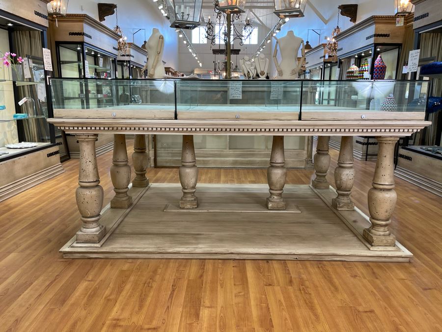 Very Large Custom Built Jewelry Display Case With 6 Lockable Sliding Pullout Drawers - Two In This Sale - 8'W X 6'D X 4'H - $4,000+ - Will Quote Delivery [Photo 12]