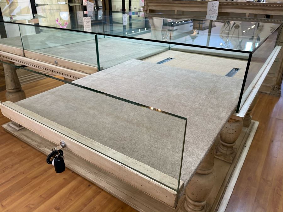 Very Large Custom Built Jewelry Display Case With 6 Lockable Sliding Pullout Drawers - Two In This Sale - 8'W X 6'D X 4'H - $4,000+ - Will Quote Delivery [Photo 16]