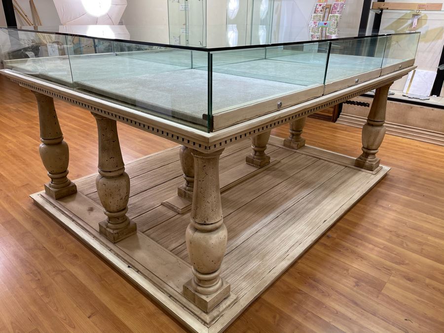 Very Large Custom Built Jewelry Display Case With 6 Lockable Sliding Pullout Drawers - Two In This Sale - 8'W X 6'D X 4'H - $4,000+ - Will Quote Delivery [Photo 10]