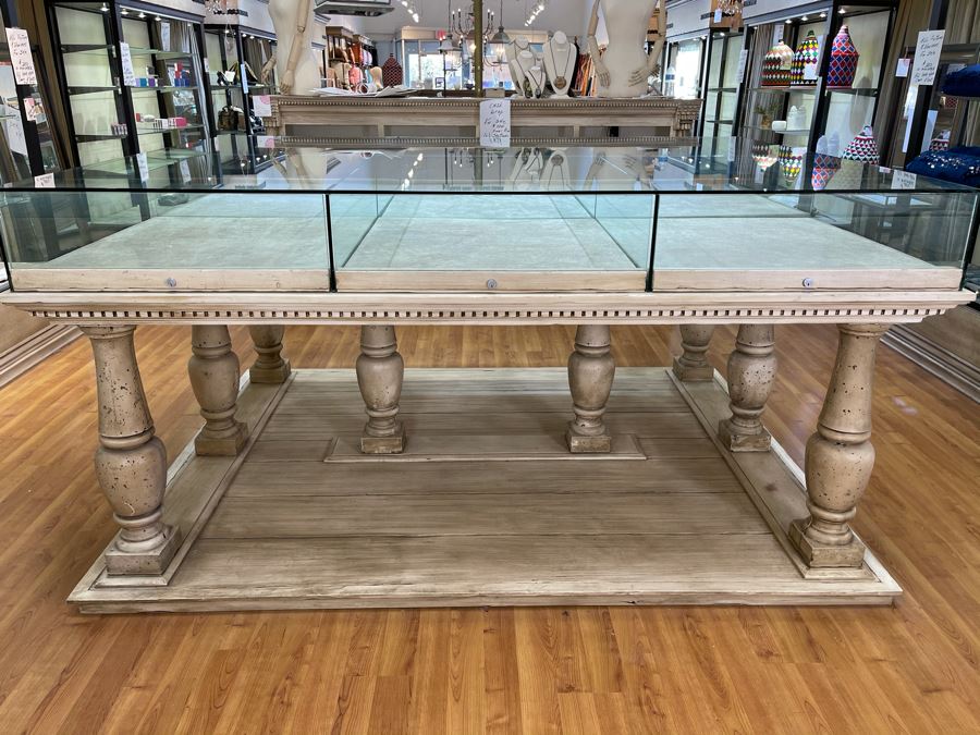Very Large Custom Built Jewelry Display Case With 6 Lockable Sliding Pullout Drawers - Two In This Sale - 8'W X 6'D X 4'H - $4,000+ - Will Quote Delivery [Photo 1]