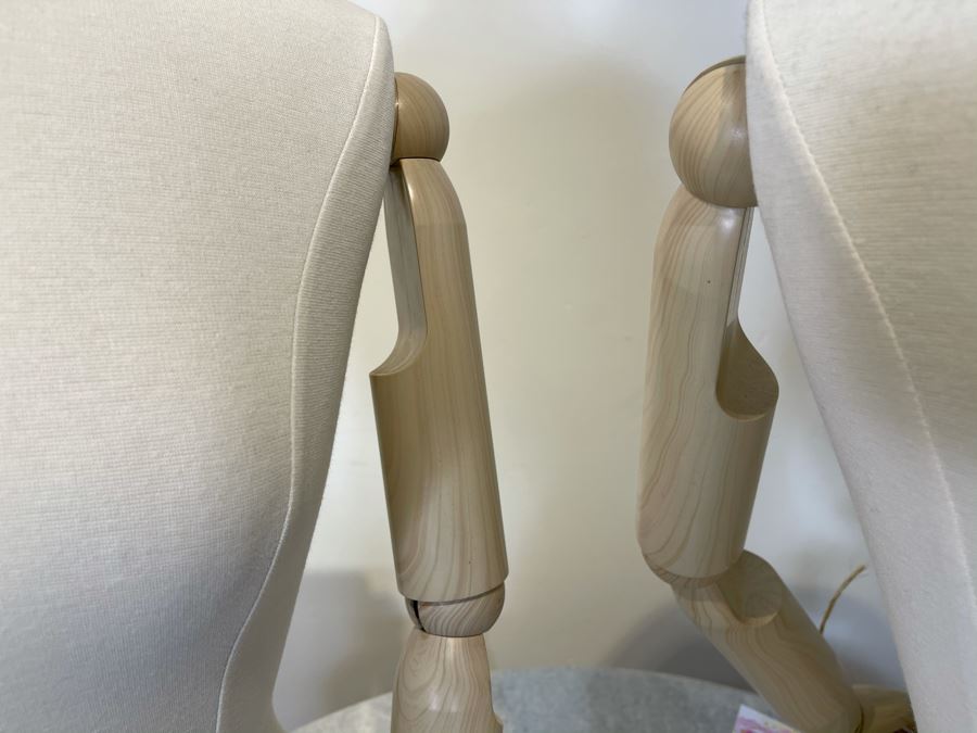 Pair Of Mannequins Without Heads From Paris France With Articulating Arms, Hands And Fingers 30' X 18' Pair Retails On Sale $500 [Photo 11]