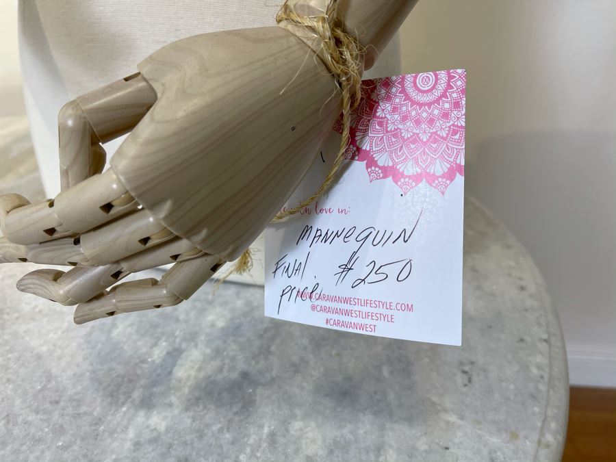 Pair Of Mannequins Without Heads From Paris France With Articulating Arms, Hands And Fingers 30' X 18' Pair Retails On Sale $500 [Photo 6]