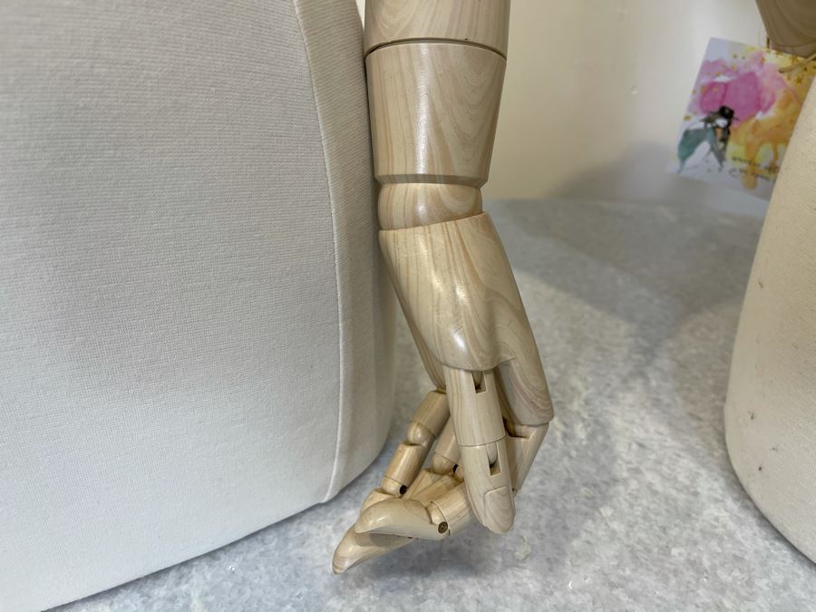 Pair Of Mannequins Without Heads From Paris France With Articulating Arms, Hands And Fingers 30' X 18' Pair Retails On Sale $500 [Photo 10]