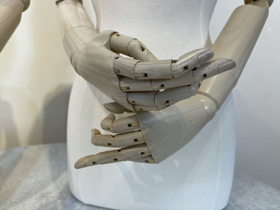 Pair Of Mannequins Without Heads From Paris France With Articulating Arms, Hands And Fingers 30' X 18' Pair Retails On Sale $500 [Photo 4]