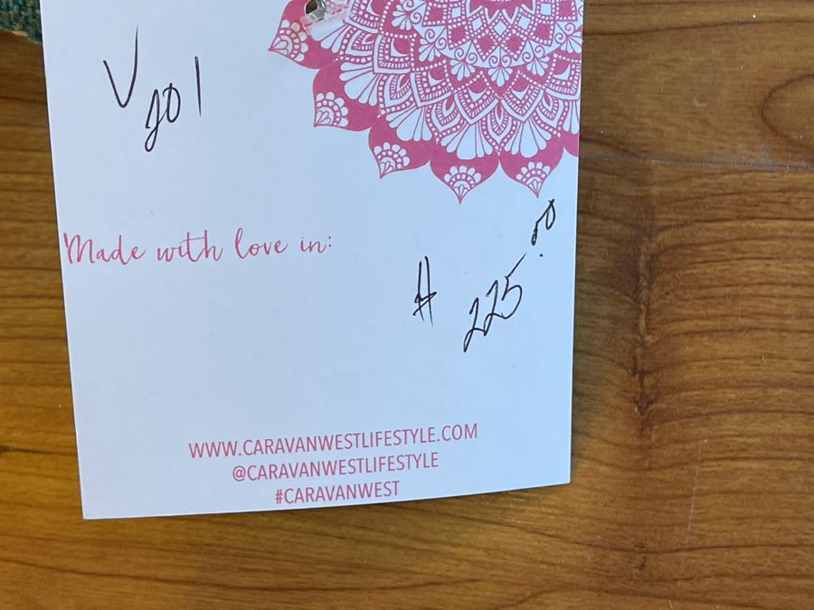 Large Moroccan Handmade Cactus Silk Organic Pillow Blue Retails $225 [Photo 6]