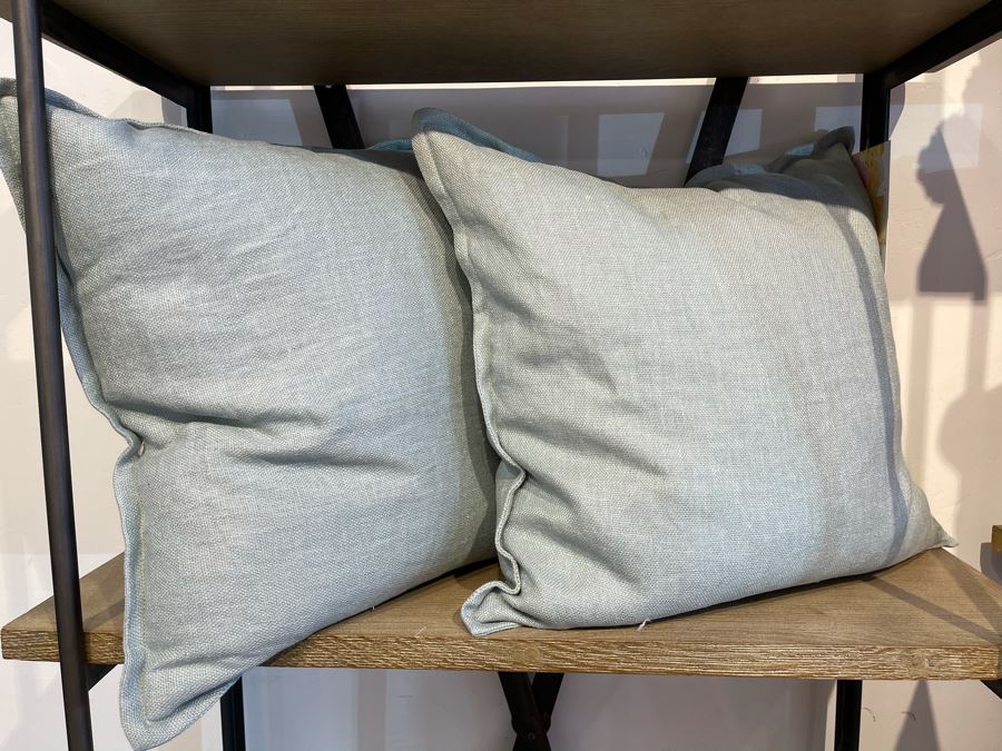 Pair Of Cotton Pillows 16' X 16' Retails $240 [Photo 1]