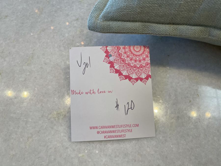 Pair Of Cotton Pillows 16' X 16' Retails $240 [Photo 4]