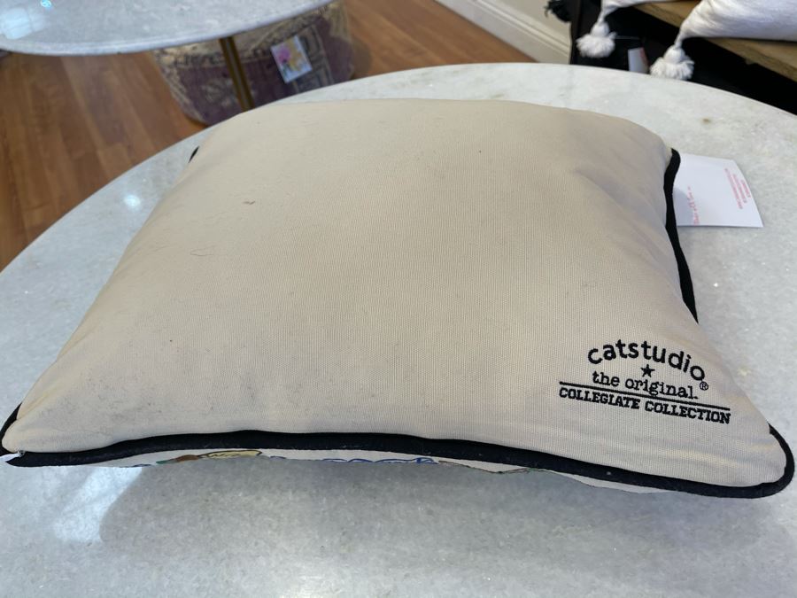 University Of Pennsylvania Collegiate Emroidered Pillow From Catstudio 17' X 13' Retails $192 [Photo 7]