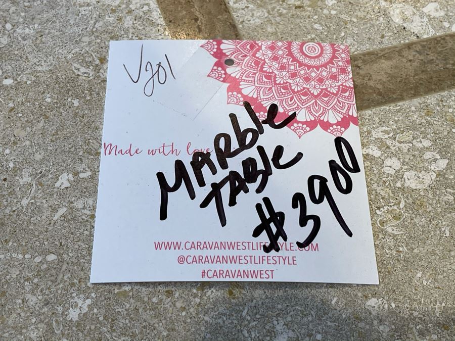 Large Marble Top Table 8' X 4' Retails $3,900 [Photo 11]