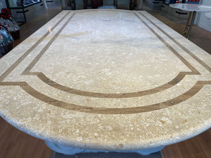 Large Marble Top Table 8' X 4' Retails $3,900 [Photo 8]