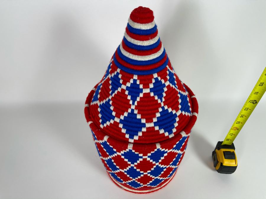 Moroccan Handmade Bread Basket Large Retails $115 [Photo 2]