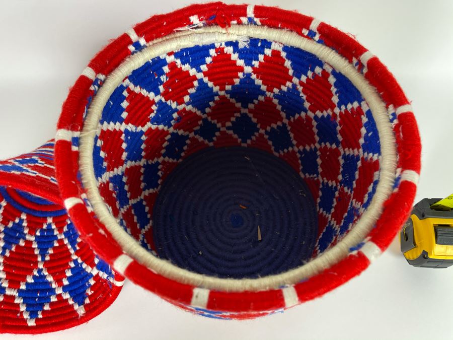 Moroccan Handmade Bread Basket Large Retails $115 [Photo 4]