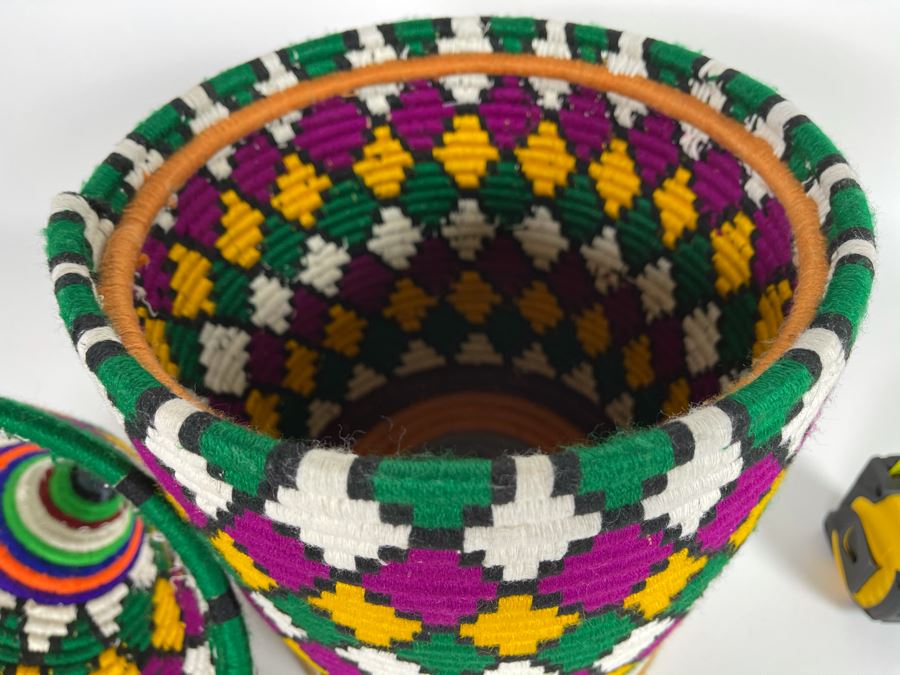 Moroccan Handmade Bread Basket Large Retails $115 [Photo 6]