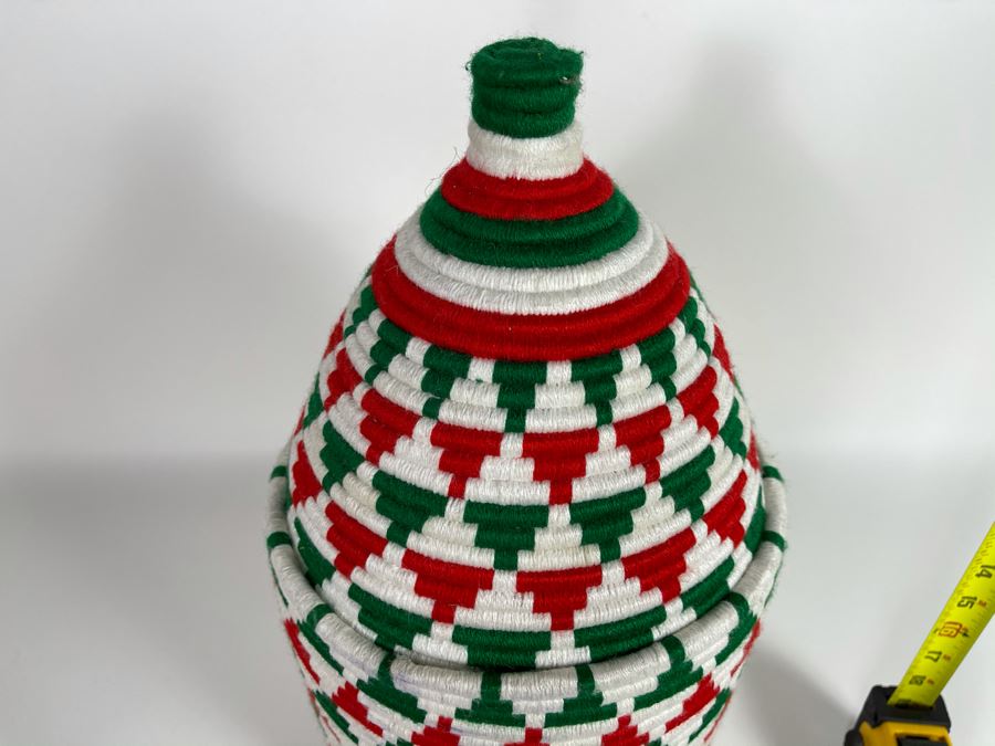 Moroccan Handmade Bread Basket Large Retails $115 [Photo 3]