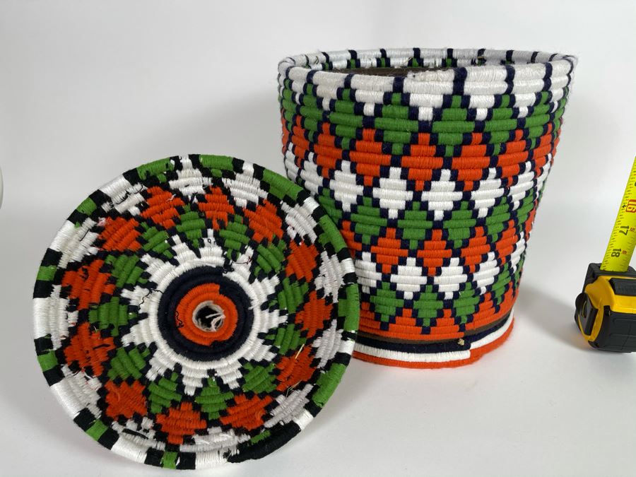 Moroccan Handmade Bread Basket Large Retails $115 [Photo 4]