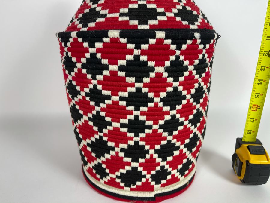 Moroccan Handmade Bread Basket Large Retails $95 [Photo 4]