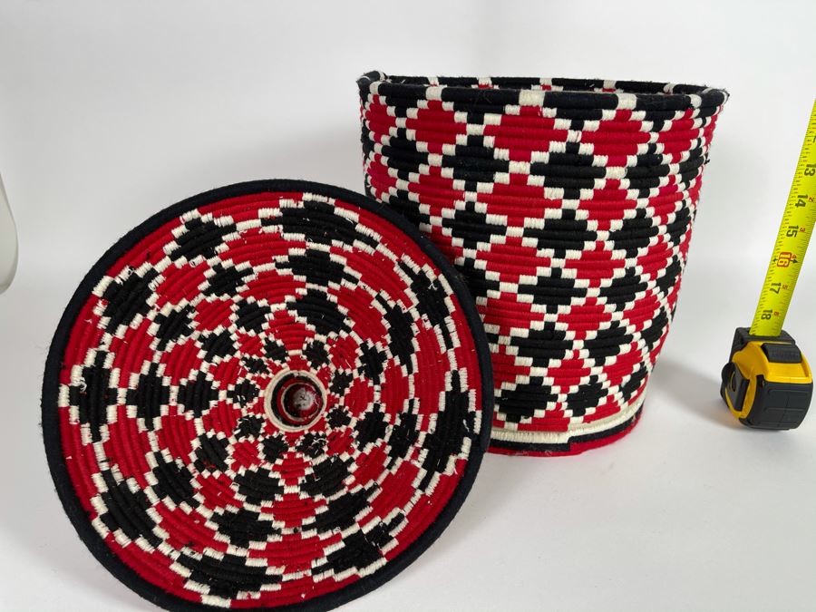 Moroccan Handmade Bread Basket Large Retails $95 [Photo 5]