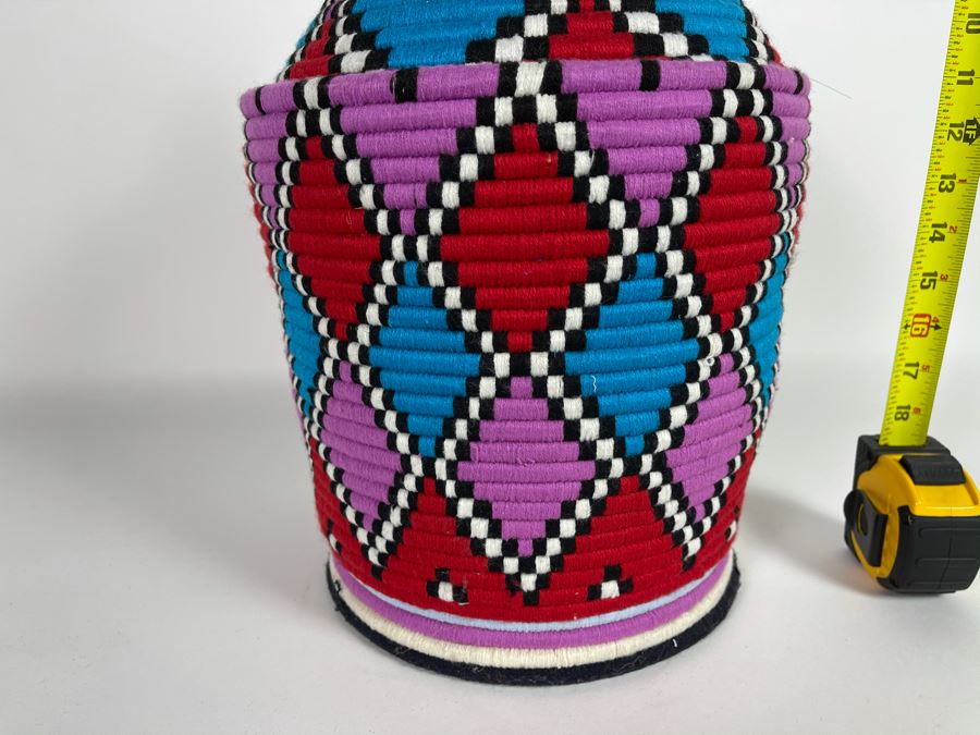 Moroccan Handmade Bread Basket Large Retails $95 [Photo 2]