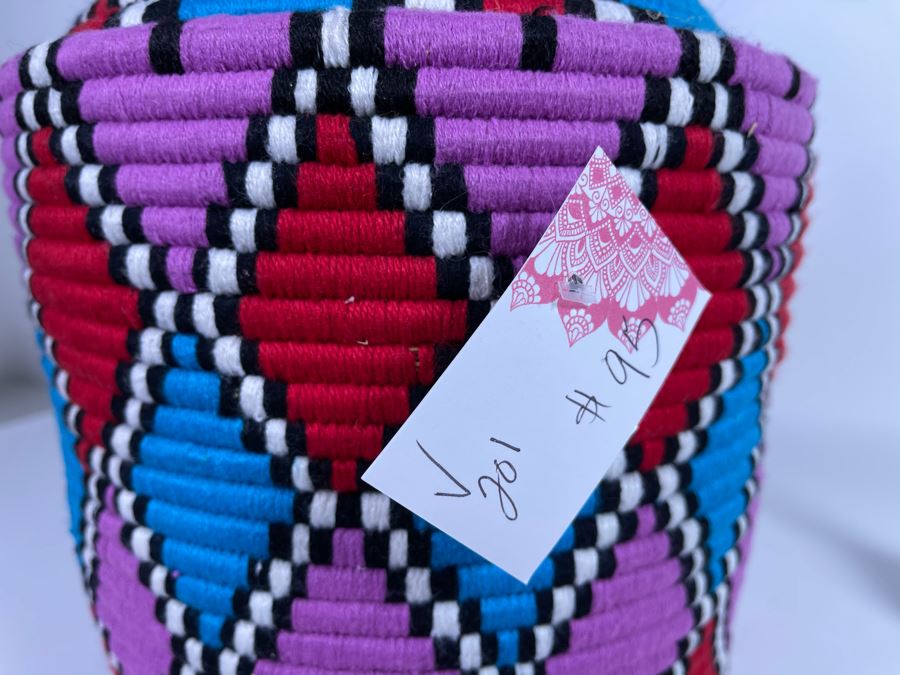 Moroccan Handmade Bread Basket Large Retails $95 [Photo 5]