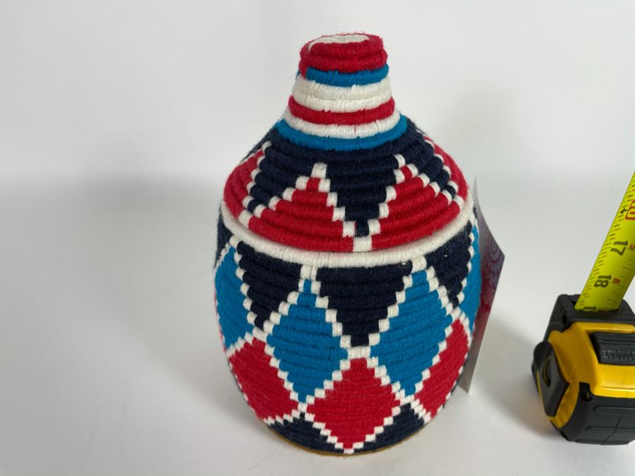 Moroccan Handmade Bread Basket Medium Retails $52 [Photo 2]
