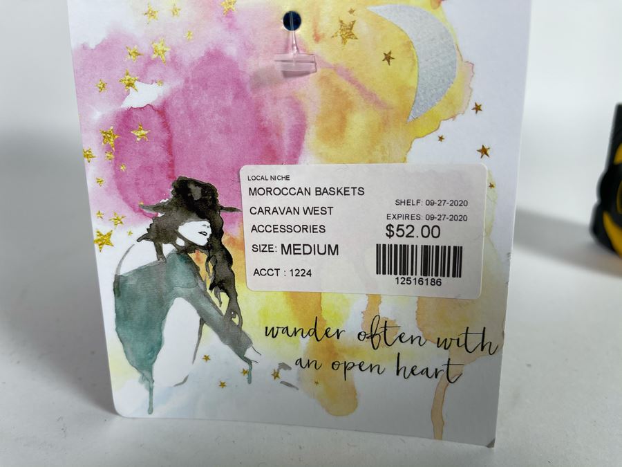 Moroccan Handmade Bread Basket Medium Retails $52 [Photo 3]