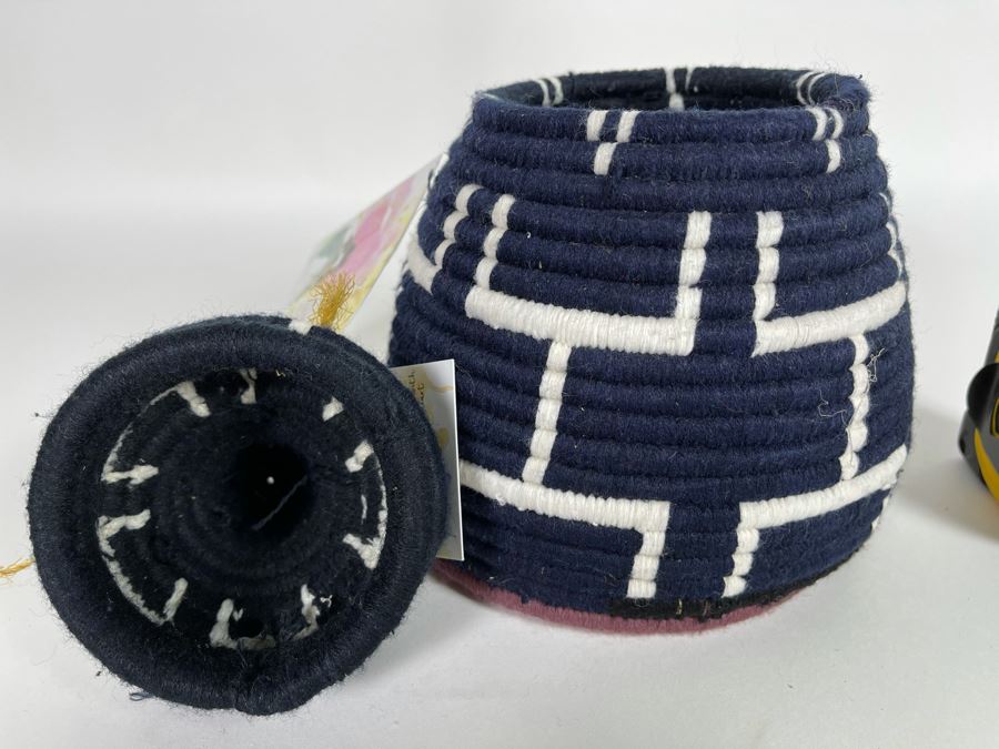 Moroccan Handmade Bread Basket Medium Retails $52 [Photo 2]