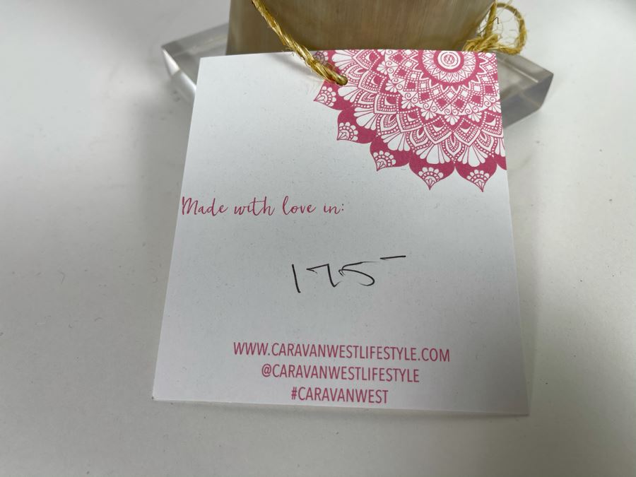 Faux Horn Sculpture On Lucite Base Retails $175 [Photo 7]