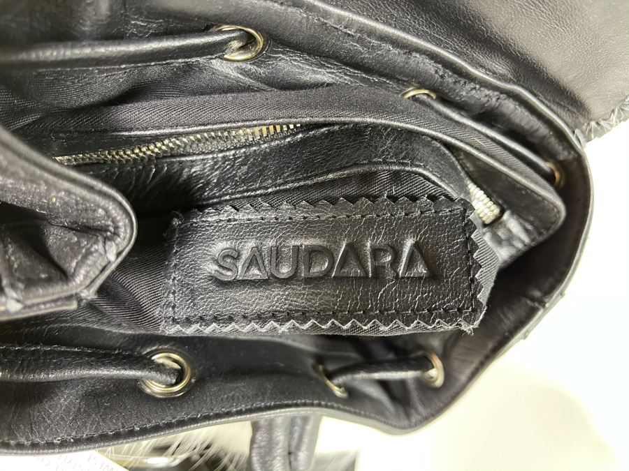 New Leather Saudara Handbag Backpack 10'W X 12'H Retails $325 [Photo 7]