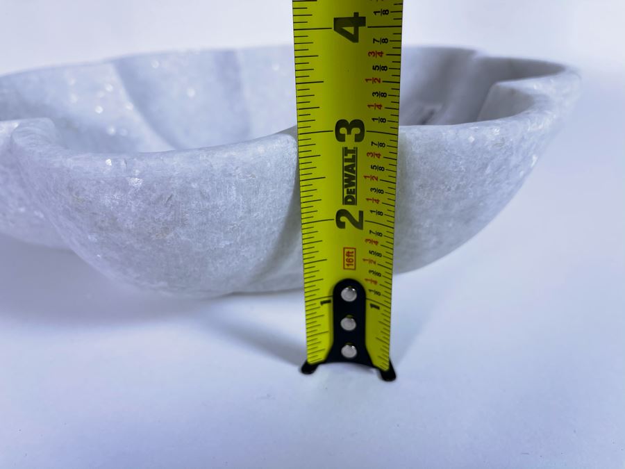 Marble Shell Art Dish 12'W X 3'H Retails $185 [Photo 9]