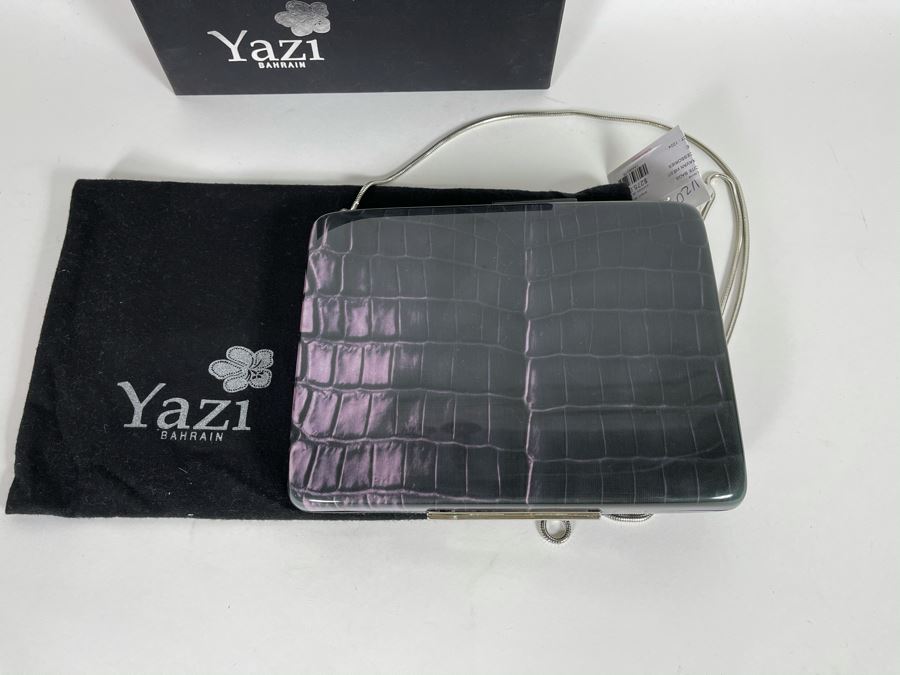 New Yazi Lucite Handbag With Box Retails $275 [Photo 3]