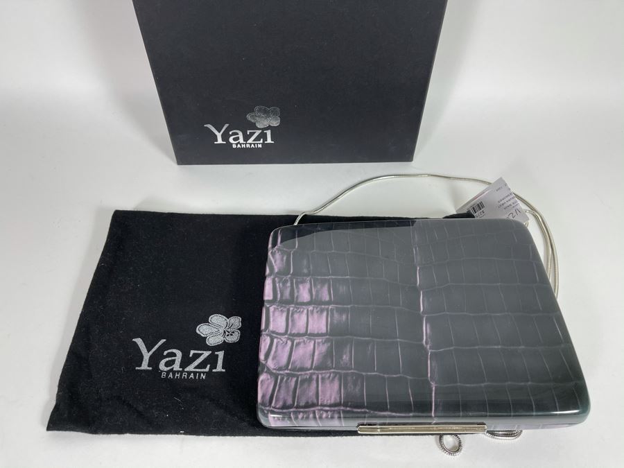 New Yazi Lucite Handbag With Box Retails $275 [Photo 2]
