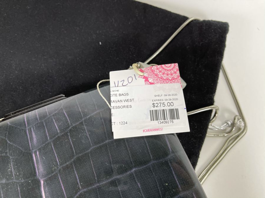 New Yazi Lucite Handbag With Box Retails $275 [Photo 5]