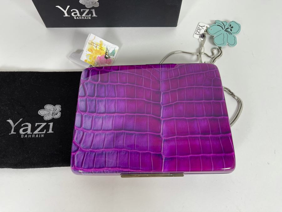 New Yazi Lucite Handbag With Box Retails $275 [Photo 3]