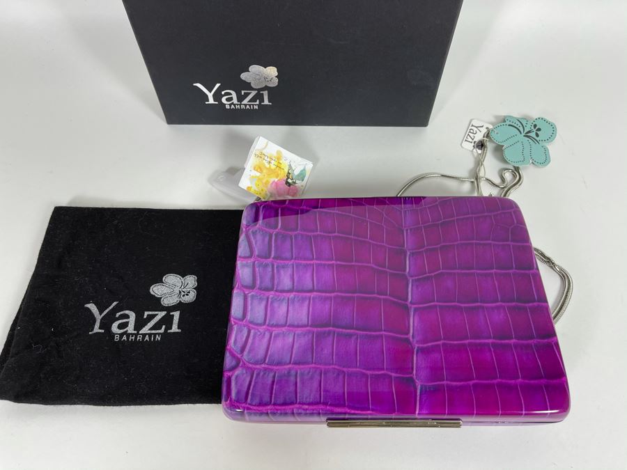 New Yazi Lucite Handbag With Box Retails $275 [Photo 2]