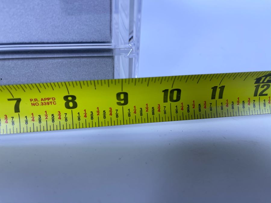 Acrylic Lucite Clear Jewelry Box 9'W X 5'D X 4'H Retails $68 [Photo 7]