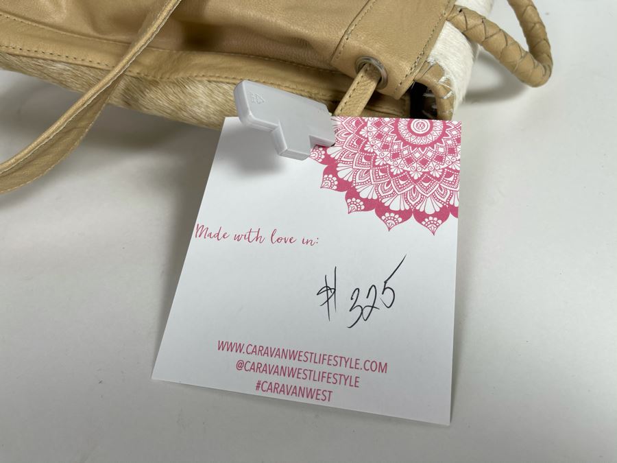 New Leather Saudara Handbag Backpack 10'W X 12'H Retails $325 [Photo 7]